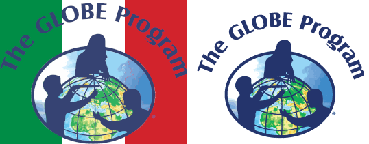 Logo globe italia int doppio