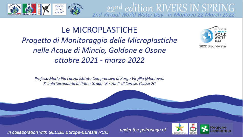 03 03 Microplastiche Mincio Goldone Osone IC Borgo Virgilio SM Bazzani Maria Pia Lanzo
