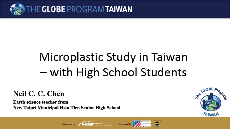 03 04 Microplastics study in Taiwan GLOBE Taiwan for microplastics 陳正昌